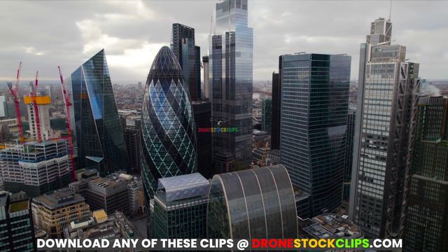 LONDON CITY SKYLINE DRONE TOUR смотреть онлайн