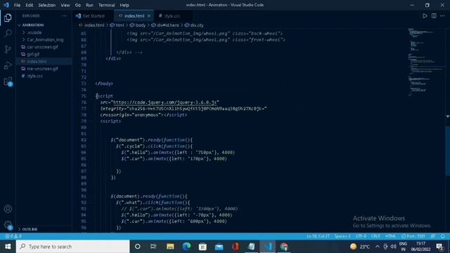 Animation using Jquery | Animated webpage using HTML, CSS & Jquery смотреть онлайн