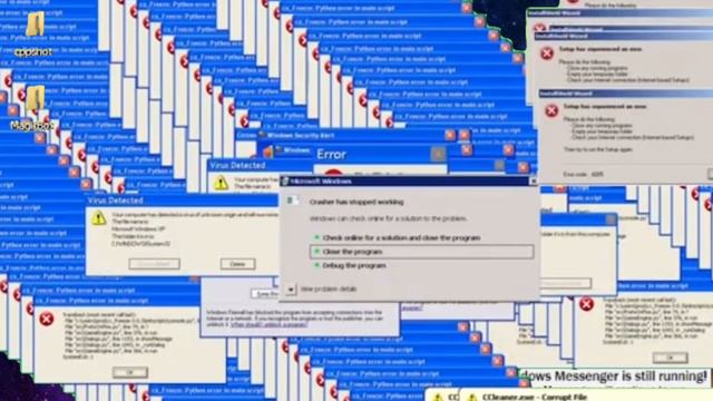Windows Longhorn Build 5112 Cosmos theme Crazy Error смотреть онлайн