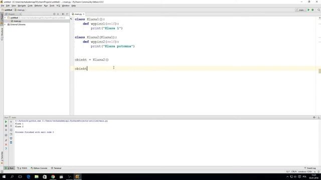 Kurs Python 3 - lekcja 24 - Dziedziczenie смотреть онлайн