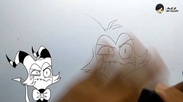 How to draw Moxxie from Helluva Boss