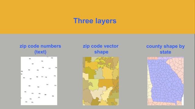 USA three digit zip code vector map with county shape смотреть онлайн