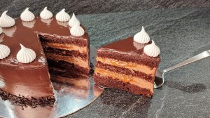 Торт МАРС, который тает во рту! Быстрый Шоколадный торт Без Желатина! Очень вкусно!.