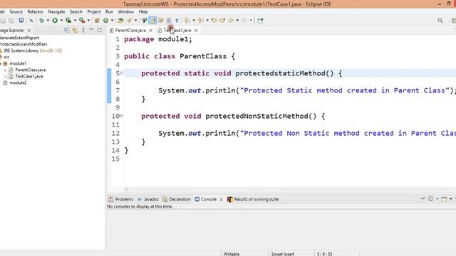 Protected AccessModifier in JAVA смотреть онлайн