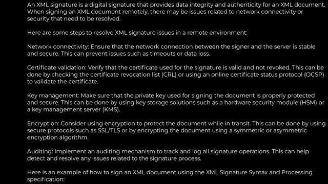 Java :XML Signature remote(1solution) смотреть онлайн