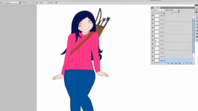 Cómo le pongo color a un dibujo (Photoshop / Wacom-Intuos) смотреть онлайн