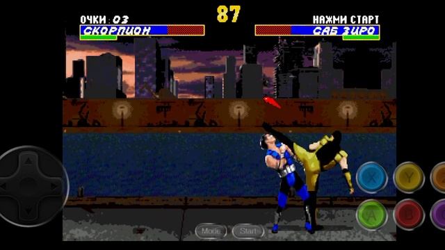 Играю на телефоне Ultimate Mortal Kombat 3 ?? смотреть онлайн