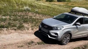 Лада Хрей Кросс на бездорожье, крутой клип ???  Lada Xray Cross