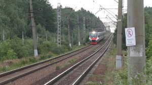 Электропоезд ЭП2Д-0121 ЦППК платформа Сушкинская