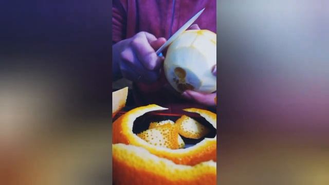 КАК ПОЧИСТИТЬ АПЕЛЬСИН СУПЕР СПОСОБ ????? смотреть онлайн