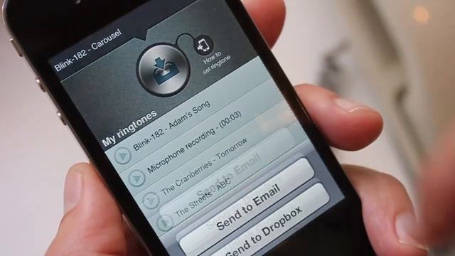 Синхронизация рингтонов без iTunes* через Dropbox смотреть онлайн