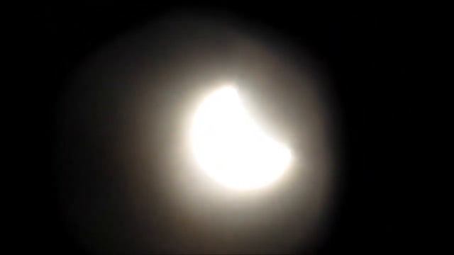 Солнечное затмение 20 марта 2015 в Украине (Днепропетровск) смотреть онлайн