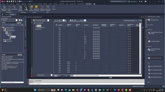 PowerPack for Autodesk Plant 3D - Update Line Groups смотреть онлайн