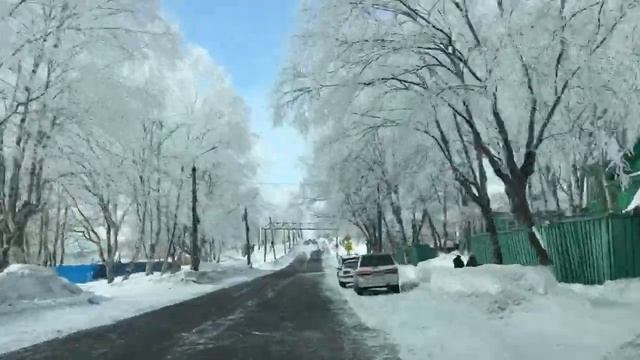 Утро в Николаевске-на-Амуре было живописным , успела немного заснять красоты на дороге смотреть онлайн
