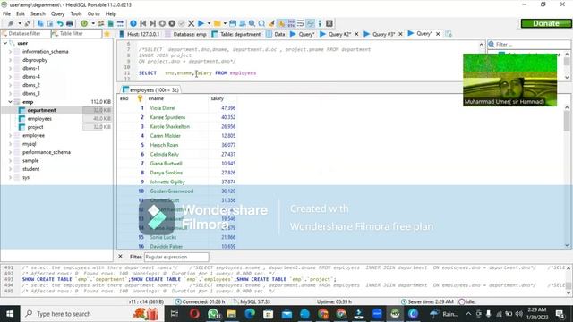 EMP/DEPT/PROJ | Relationships | DB design | SQL Queries | Part 2 смотреть онлайн