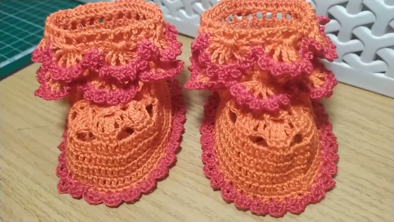 Пинетки крючком смотреть онлайн