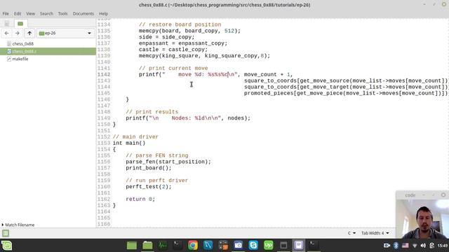 26-How to debug MOVE GENERATOR in CHESS ENGINE смотреть онлайн