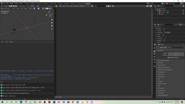 The Build Modifier in Blender with Python смотреть онлайн
