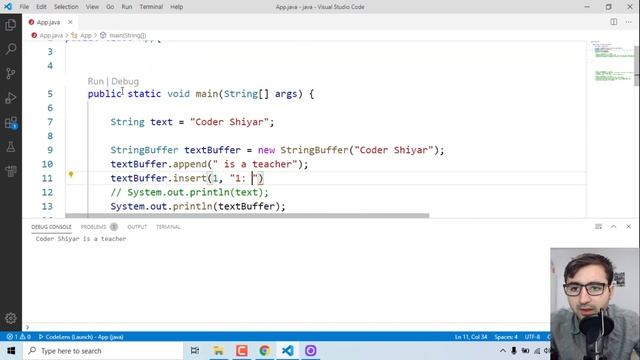 شرح stringbuffer في الجافا : insert & append & replace | دورة تعلم جافا كاملة - الدرس 57 смотреть онлайн