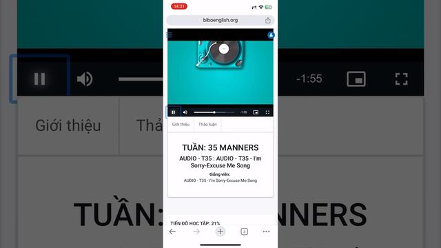 Tuần 35 Im Sorry - Excuse Me Song смотреть онлайн