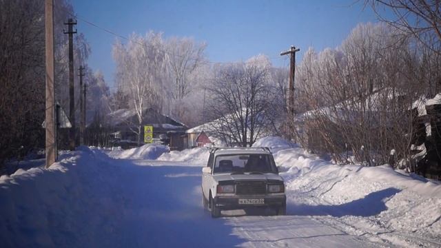 Буланиха в снегу смотреть онлайн