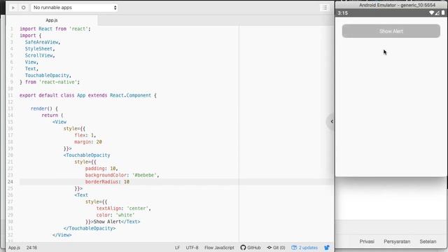 TUTORIAL REACT NATIVE BAHASA INDONESIA: Alert смотреть онлайн