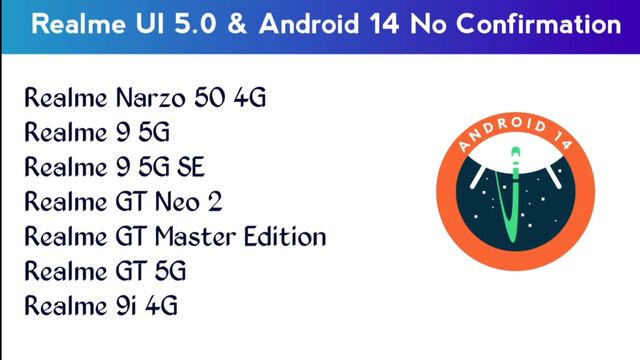 Realme UI 5.0 Update Android 14 Update List & Confirm| Realme UI 5.0 Roadmap Info October 2023 смотреть онлайн