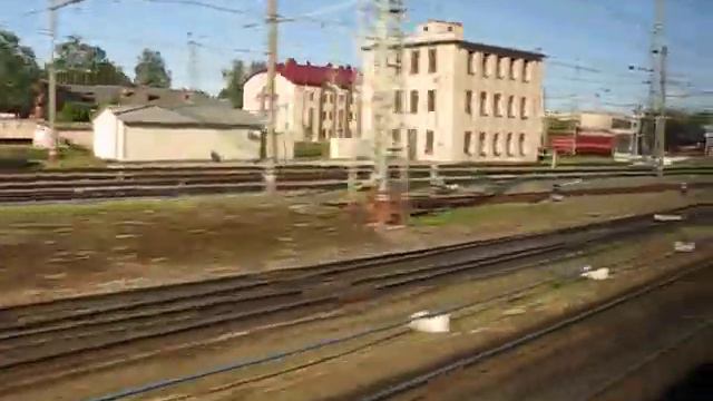 Bologoe station, Moscow - Saint Petersburg high speed line. смотреть онлайн