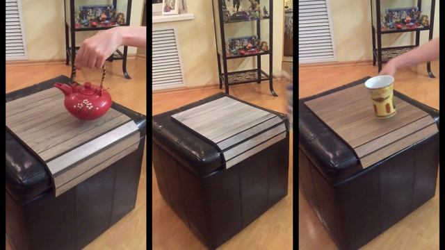 НАКЛАДКА ПОДНОС НА ПОДЛОКОТНИК ДИВАНА КРОВАТЬ ПУФИК ИКЕЯ IKEA смотреть онлайн