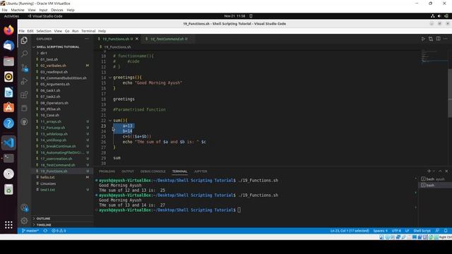 How To Use Functions Within A Shell Scripts In Linux смотреть онлайн