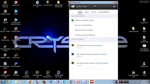 Baixar e estalar adobe Adobe Photoshop cc de 32 e 64 bits 2015 смотреть онлайн