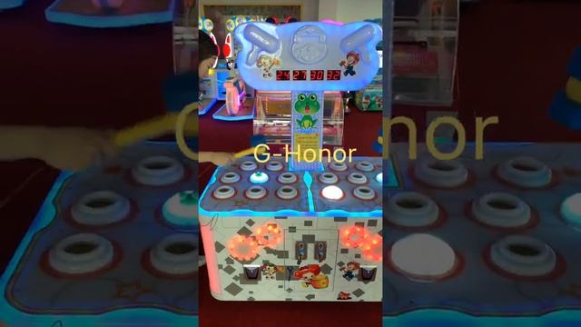 Kids Coin Coperated Hitting Hammer Arcade Frog Jump Whack A Mole Lottery Redemption Game Machine смотреть онлайн