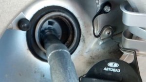 Lada Granta заправка полный бак объём 53л