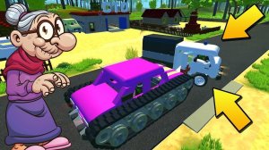  БАБКА ТАЩИТ жигатанком МАШИНУ ДОКТОРА на СТО МУЛЬТИК в Scrap Mechanic СКРАП МЕХАНИК