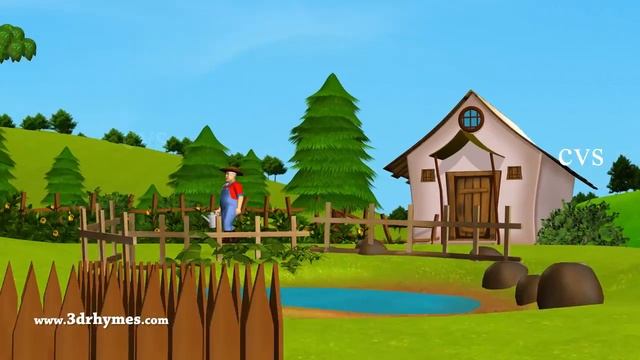 Old MacDonald Had A Farm - 3D Animation English Nursery Rhymes & Songs for children смотреть онлайн