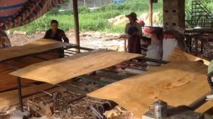 Станок для изготовление фанеры/The machine for the production of plywood