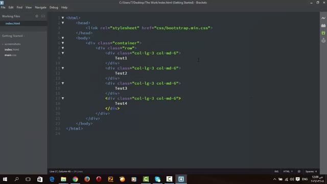 Grid System [ Bootstrap ] смотреть онлайн