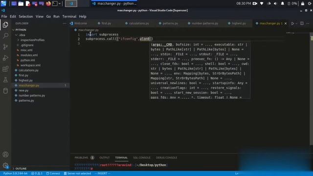 how to change mac address with python #python #programming смотреть онлайн