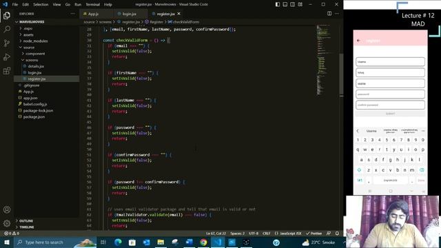 Android & IOS Development | Lecture 12 | Form Validation, GitHub | Hindi / Urdu смотреть онлайн