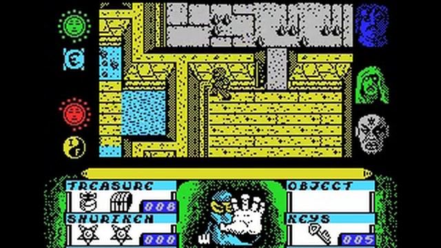 Avenger - The Way of the Tiger 2 (MSX, tape, 1986 Gremlin Graphics) смотреть онлайн
