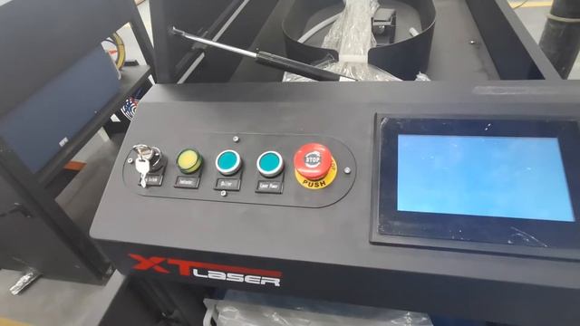 Включить станок лазерной сварки 2000вт IPG/Start of LASER WELDING MACHINE 2kw IPG смотреть онлайн