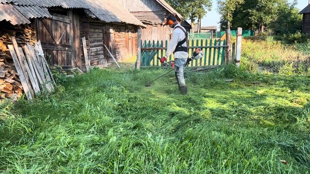 Штиль ФС 460 С-ЕМ против густой травы | Stihl FS 460 C-EM VS Thick grass | Stihl G500 PC смотреть онлайн
