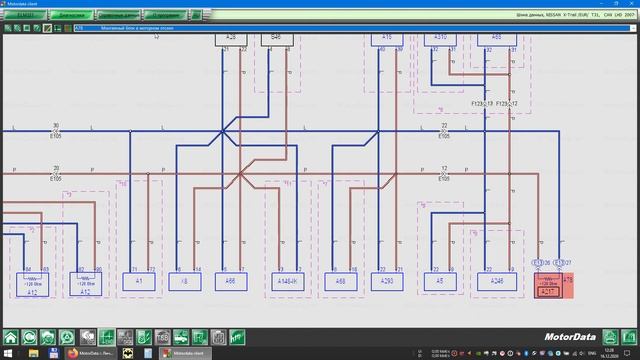 MotorData Nissan X-Trail T31 M9R - Шина данных смотреть онлайн
