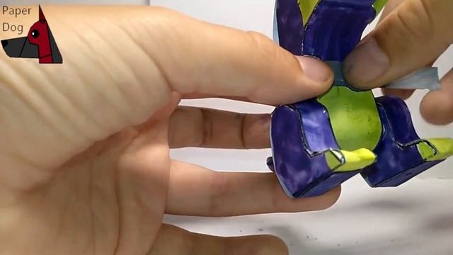 Making paper T-Rex( Super City Rampage ) Summer of Monsters . Easy to make. Papercraft Brawl Stars смотреть онлайн