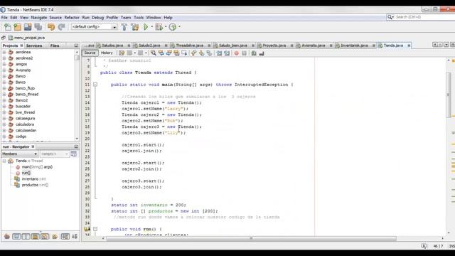Proyecto Threads en Java UNIKINO Equipo4 смотреть онлайн