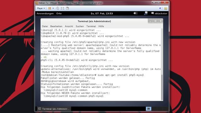 Debian 7.6 PHP5 Install смотреть онлайн