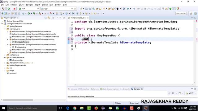Spring Hibernate ORM Maven with Annotation by using MVC Architecture | Spring ORM Maven Example смотреть онлайн