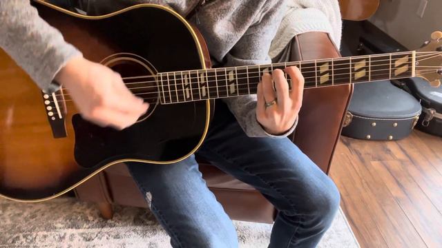 1957 Gibson Southern jumbo смотреть онлайн