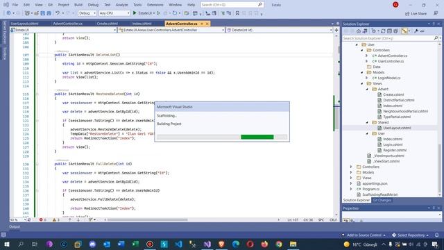 .Net Core 5.0 ile Emlak Sitesi - Kullanıcı Paneli İlanların Geri Yüklenmesi ve Tamamen Silinmesi смотреть онлайн