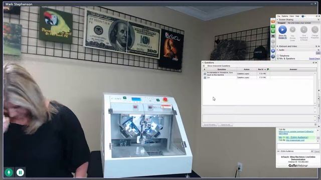 Bling Machine Comparison - Live Online Comparison of the ProSpangle and CAMS Bling Machines смотреть онлайн